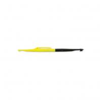 Извлекатор крючка Lineaeffe 16см двухсторонний с конусной иголкой (желто-черный) (4997650)