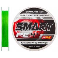 Шнур Favorite Smart PE 4x 150м (салат.) #0.8/0.153мм 4.6кг (16931024)