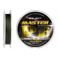 Шнур Select Master PE 100m 0.12мм 15кг темн.-зел. (18700143)