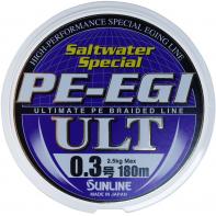 Шнур Sunline PE-EGI ULT 180m #0.8/0.148мм 6.0кг (16580596) Japan
