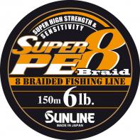 Шнур Sunline Super PE 8 Braid 150м 0.148мм 8Lb/4кг (16580807) Japan