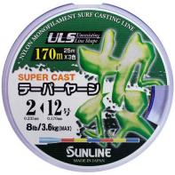 Леска Sunline NEW TAPERED LINE 170м конусная 3 COLORS 0,235мм>0,57мм (16580085) Japan